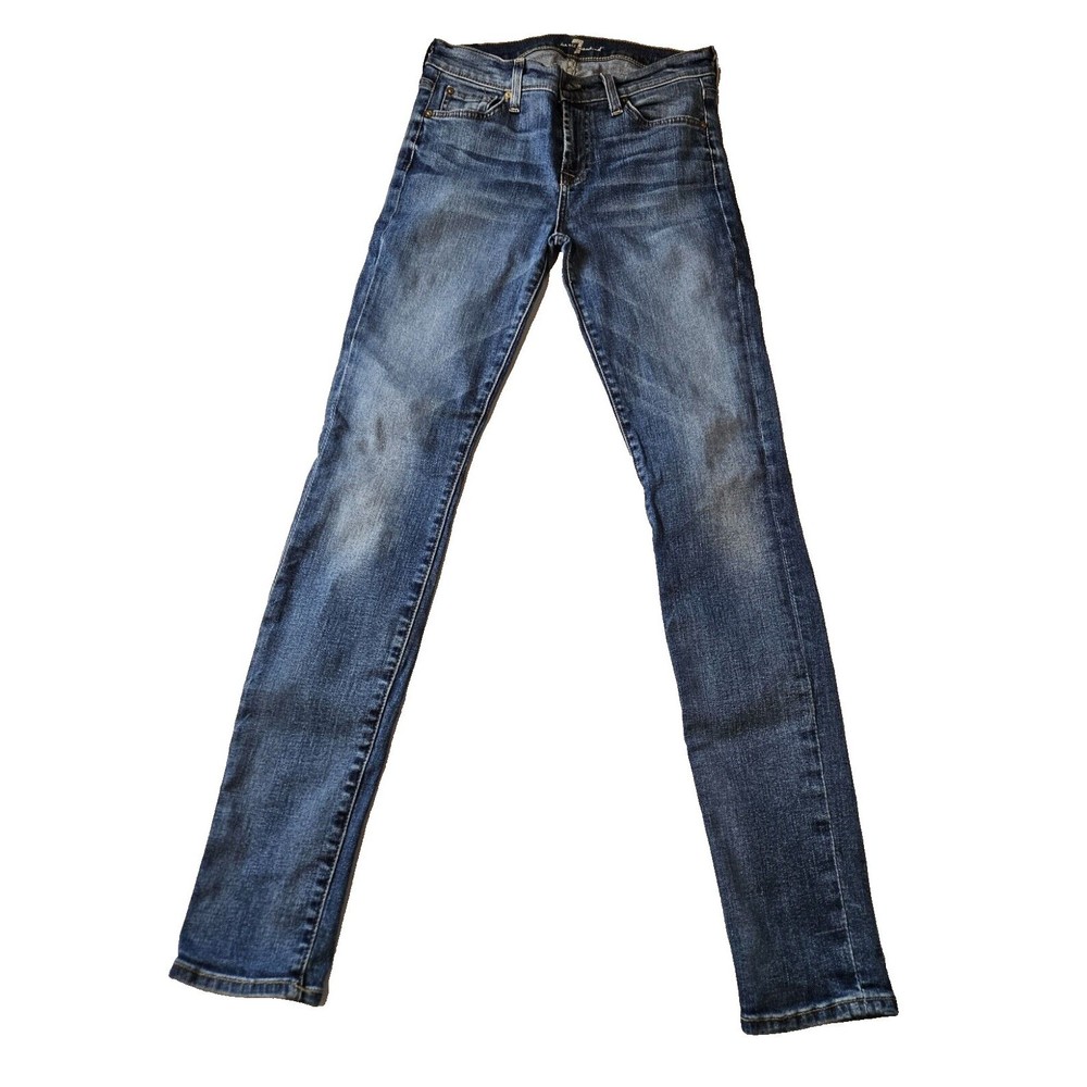 7 For All Mankind Skinny Jeans Womens Size 26